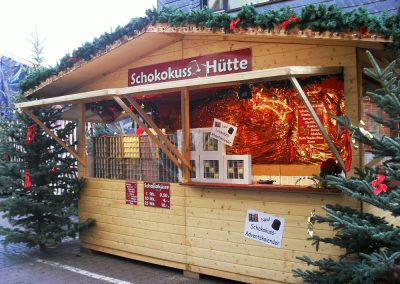 Weihnachtsmarkt Hütte 4m